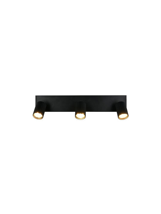 Trio Lighting Soka Σποτ σε Μαύρο Χρώμα