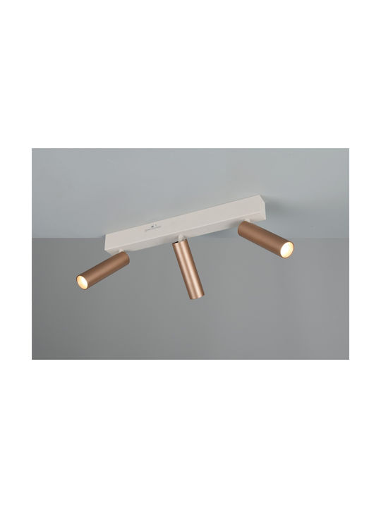 Trio Lighting Ambala Σποτ σε Καφέ Χρώμα