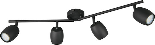 Trio Lighting Σποτ σε Μαύρο Χρώμα
