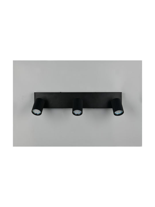Trio Lighting Soka Σποτ σε Μαύρο Χρώμα