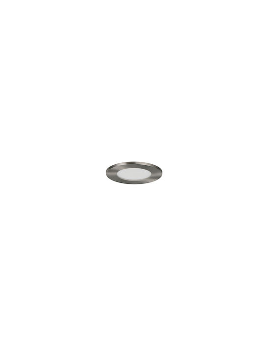 Trio Lighting Himal Plastic Spot Încorporat cu LED Integrat și Lumină Alb Natural Argintiu 1buc