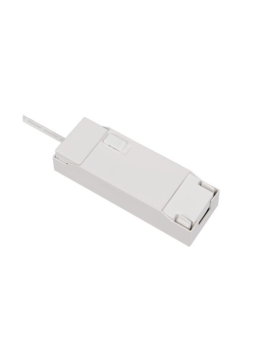 Trio Lighting Himal Plastic Spot Încorporat cu LED Integrat și Lumină Alb Natural Argintiu 1buc