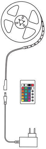 Modee Lighting LED Strip RGB Light 10m With Remote Control