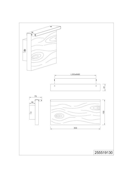 Trio Lighting Kalea Modern Lumină de Perete Bej
