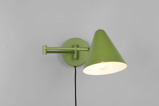 Trio Lighting Cosima Модерен Осветително тяло За стена Зелен