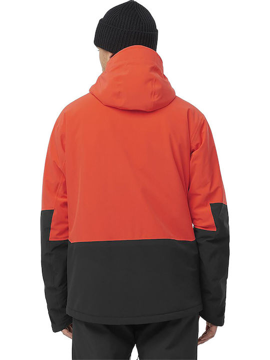Salomon Men's Ski & Snowboard Jacket Orange LC2353500