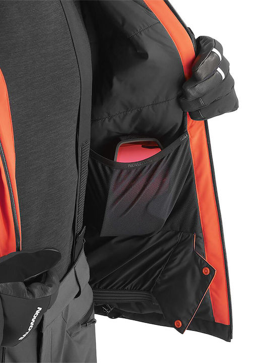 Salomon Men's Ski & Snowboard Jacket Orange LC2353500