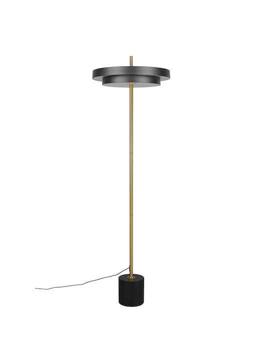 Trio Lighting Keaton Φωτιστικό Δαπέδου Μαύρο