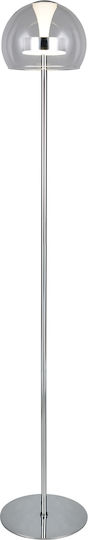 Trio Lighting Flynt Floor Lamp Silver