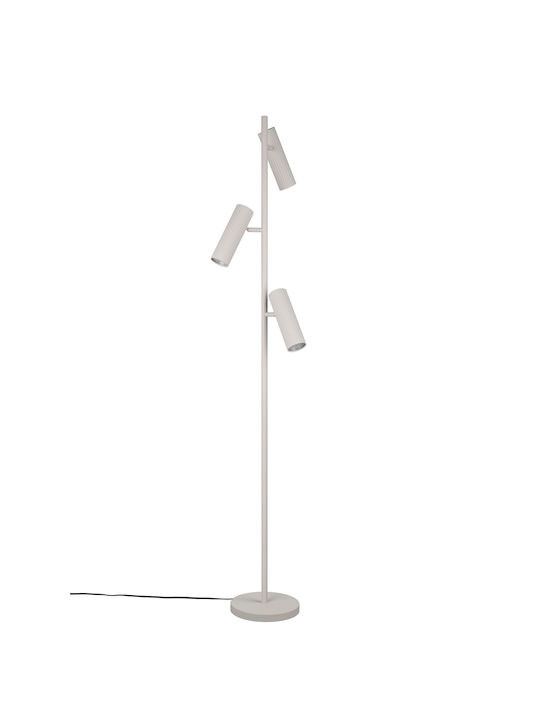 Trio Lighting Soka Φωτιστικό Δαπέδου Γκρι