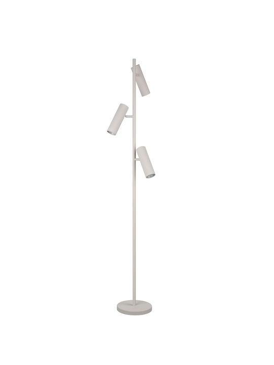 Trio Lighting Soka Φωτιστικό Δαπέδου Γκρι