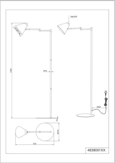 Trio Lighting Cosima Φωτιστικό Δαπέδου Trio Lighting Cosima Φωτιστικό Δαπέδου