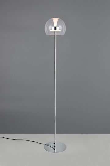 Trio Lighting Flynt Floor Lamp Silver