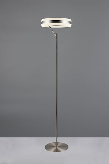 Trio Lighting Dios LED Floor Lamp Silver
