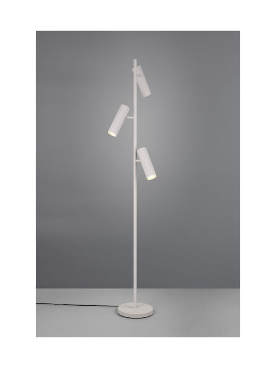 Trio Lighting Soka Φωτιστικό Δαπέδου Γκρι