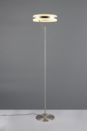 Trio Lighting Dios LED Floor Lamp Silver