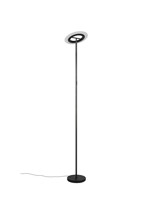 Trio Lighting LED Floor Lamp with Cool White Light Black