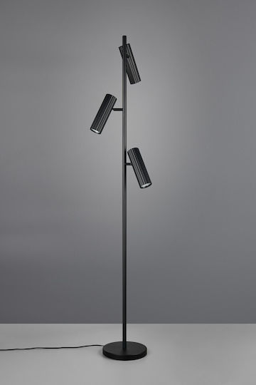 Trio Lighting Soka Подова Лампа Черен