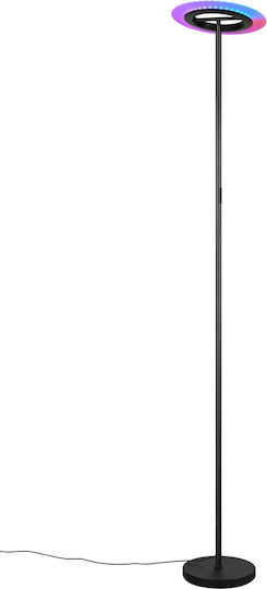 Trio Lighting LED Floor Lamp with Cool White Light Black
