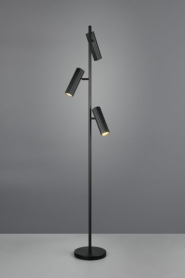 Trio Lighting Soka Подова Лампа Черен