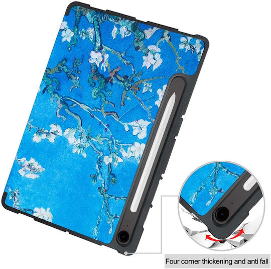 Sonique Smartcase Slim Флип капак Sakura (Samsung Galaxy Tab S9, Galaxy Tab S9 FE)