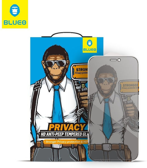 Blueo 5D Privacy Tempered Glass Black (iPhone 17 Air)