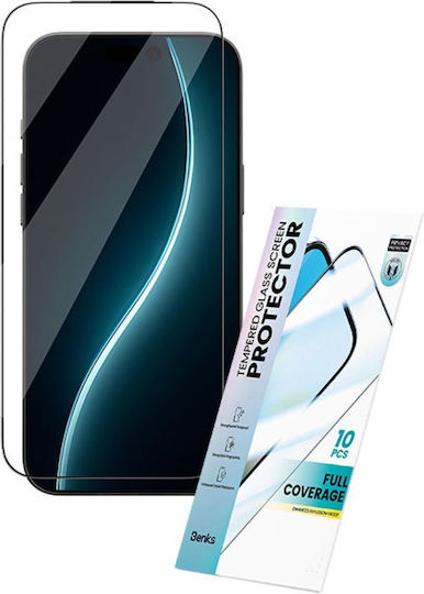 Benks Tempered Glass 10τμχ Μαύρο (iPhone Air)