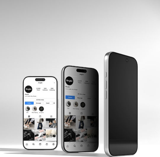 Ringke Easy Slide 2er Pack Für iPhone 17 Pro Datenschutz Displayschutzfolie