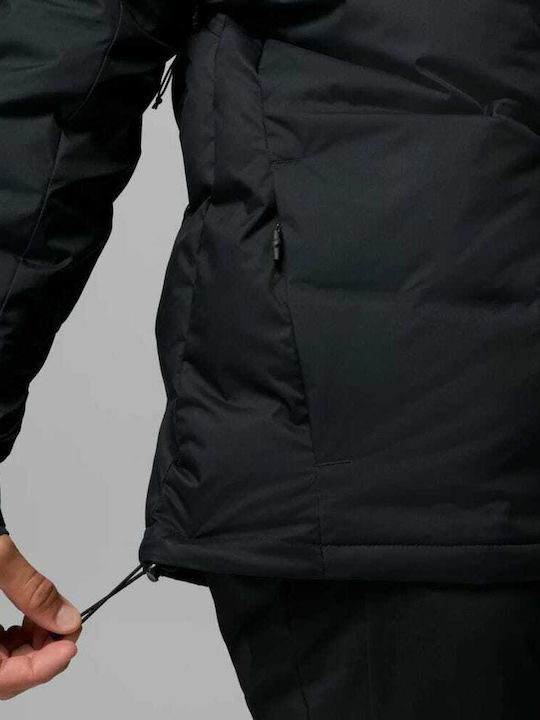 Χειμωνιάτικο Μπουφάν Puffer Αδιάβροχο Μαύρο
