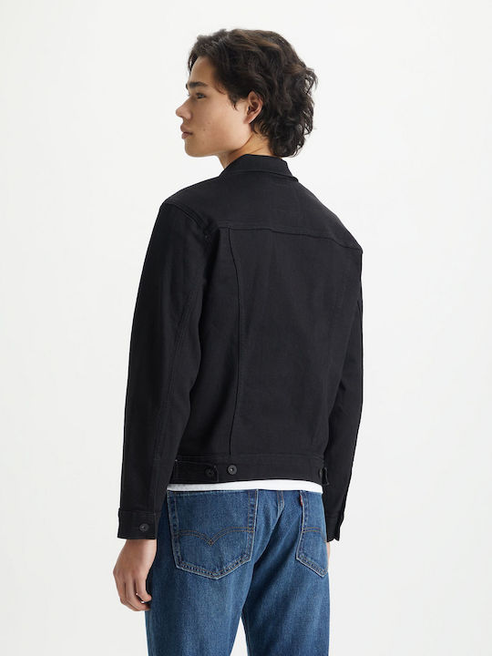 Trucker Denim Jacket Black