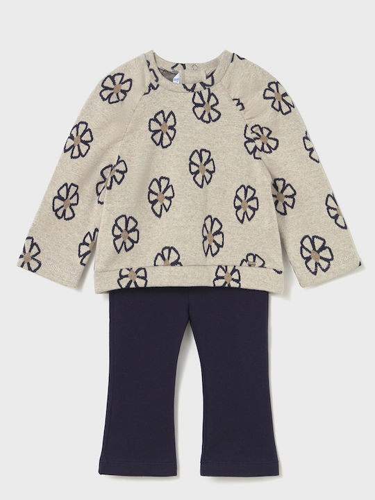 Kids' Set with Leggings Winter 2pcs Navy Blue