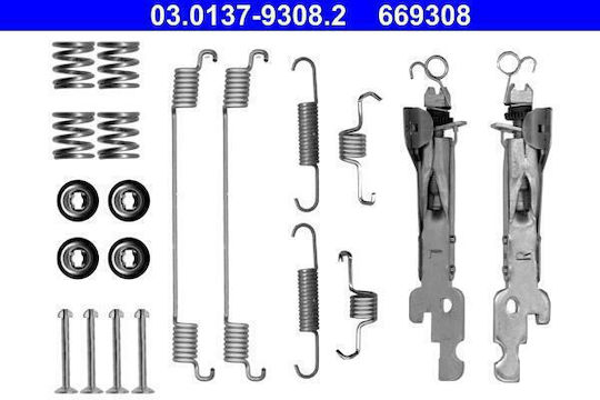 Set Bremsbelag Zubehör Smart Cabrio 450 Ate 03013793082