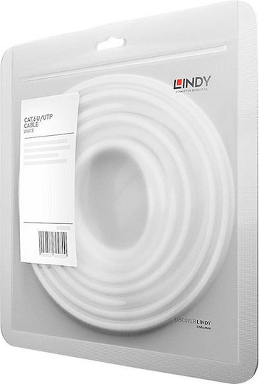 Lindy U/UTP Cat.6 Gigabit Network Cable Ethernet 15m White