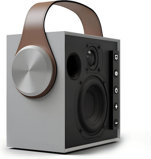 Morel Biggie Bluetooth Speaker 60W with Battery Life up to 20 hours Minimal White