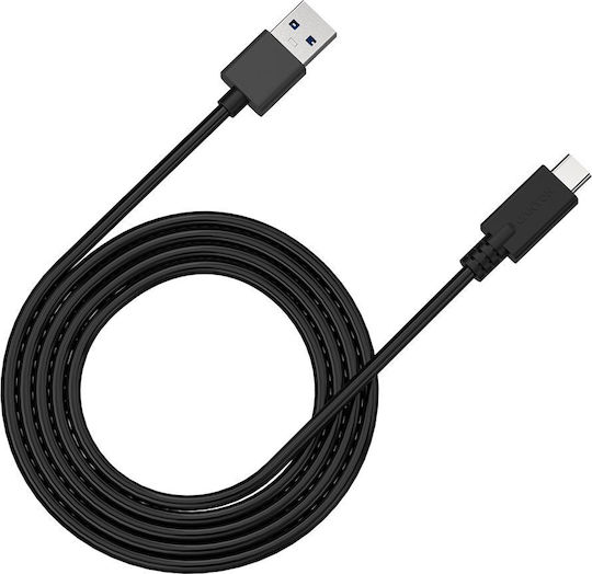 Canyon USB 3.0 Кабел USB-C Мъжки - USB-A 15W Черен 1м CNE-USBC4B