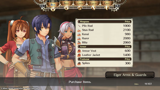 Trails in the Sky 1st Chapter Switch-Spiel
