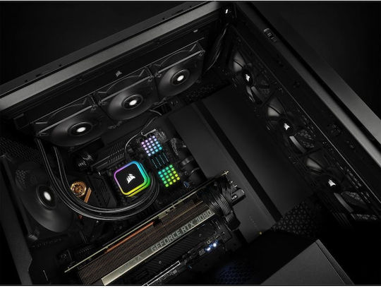 Corsair iCUE H150i RGB Elite CPU Water Cooling Triple Fan 120mm for Socket AM4/AM5/1700/1200/115x