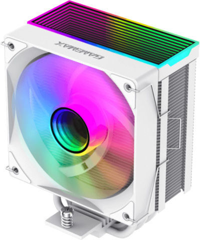 GameMax Sigma 550 Infinity Ψύκτρα Επεξεργαστή για Socket AM4/AM5/1200/1700 με RGB Φωτισμό Λευκή
