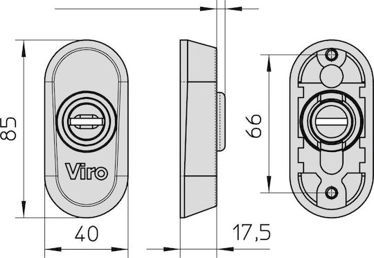Viro Defender Lock Aluminium doors
