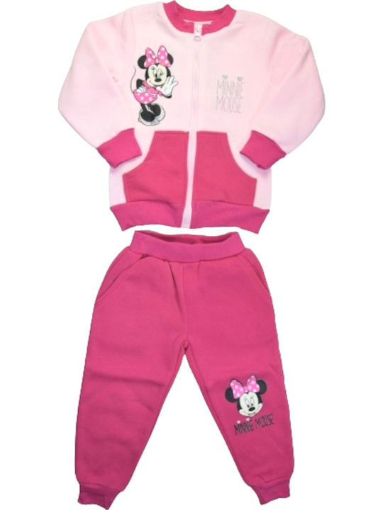 Παιδικό Σετ Φόρμας Ροζ 2τμχ Minnie Mouse
