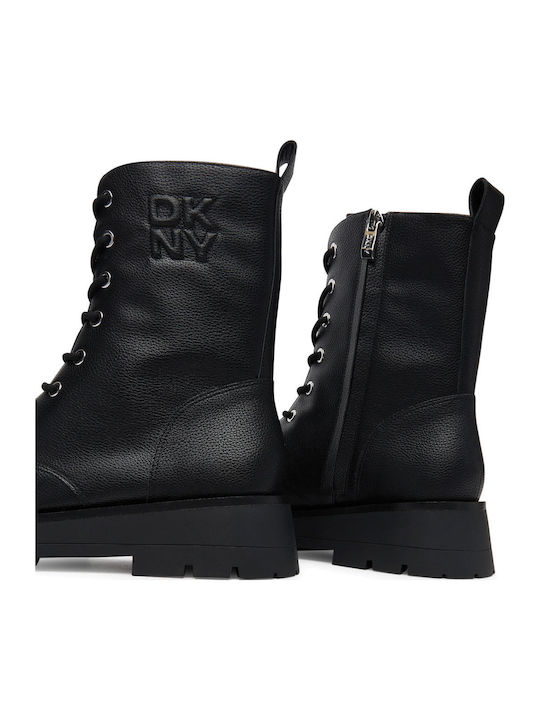 Leather Women's Ankle Boots Black