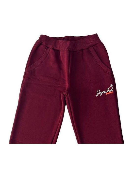 Kids Sweatpants Bordeaux