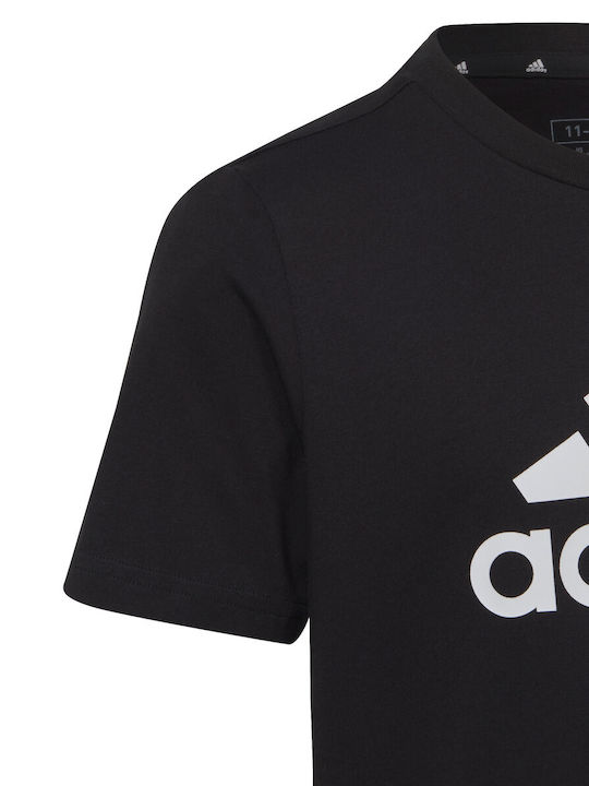 Kinder-T-Shirt Schwarz Essentials Big Logo