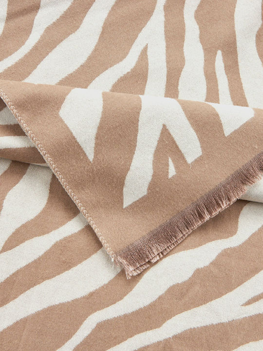 Women's Wool Scarf Beige