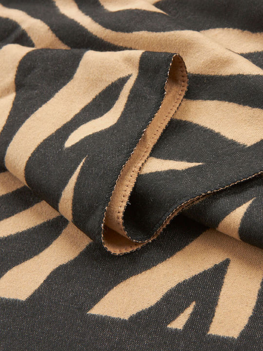 Women's Wool Scarf Brown