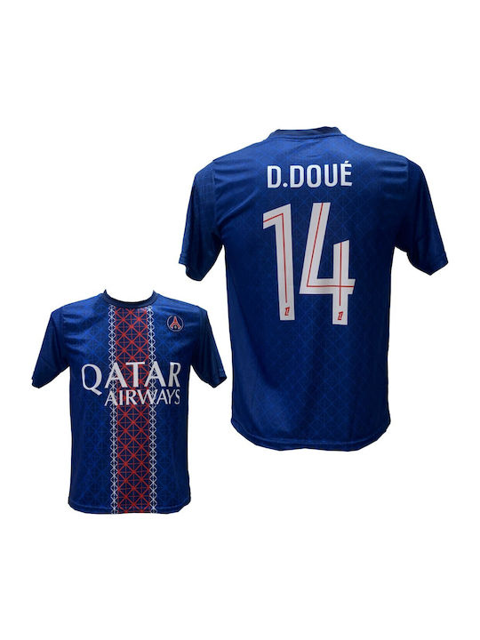 Men's Football Jersey Psg D.due Blue Red White 270825-08b