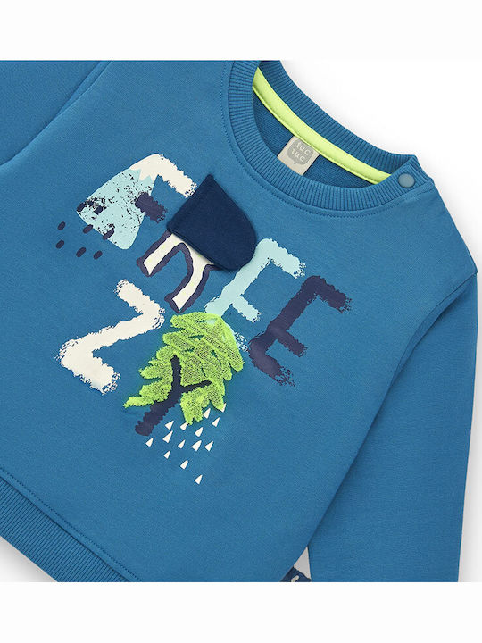 Kids Sweatpants Set Blue 2pcs