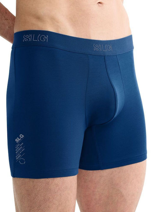 Short Men's Boxers Blue/Dark Grey 2Pack