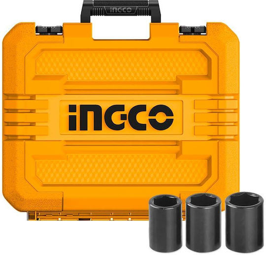 Ingco CIWLI2050E Безчетков Ударен гайковерт 2x4Ах с Приемник 1/2"