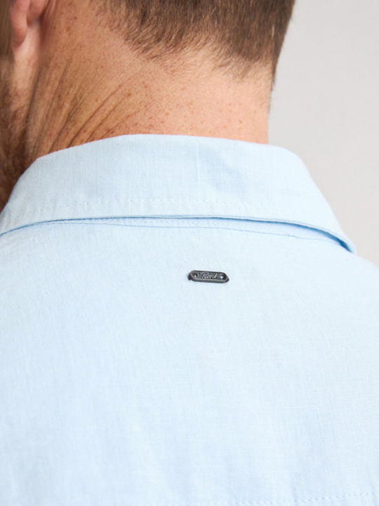 Short-sleeved Shirt Sky Blue
